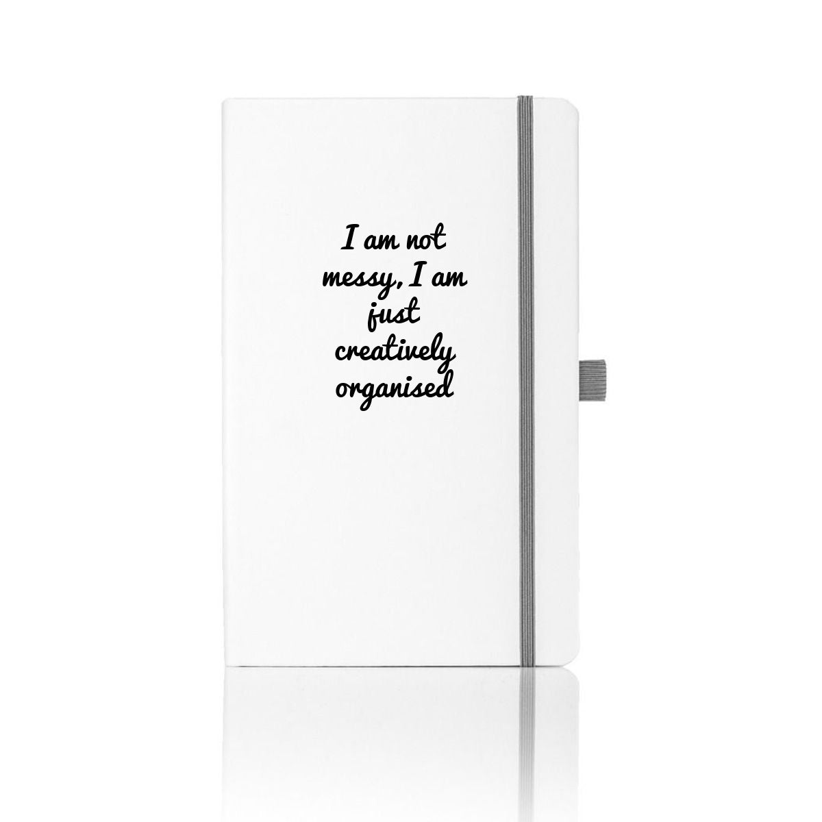 Quotebook, A5 notitieboek 'I am not messy...'